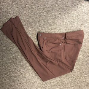 Brown lululemon ABC pants